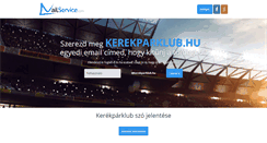 Desktop Screenshot of kerekparklub.hu
